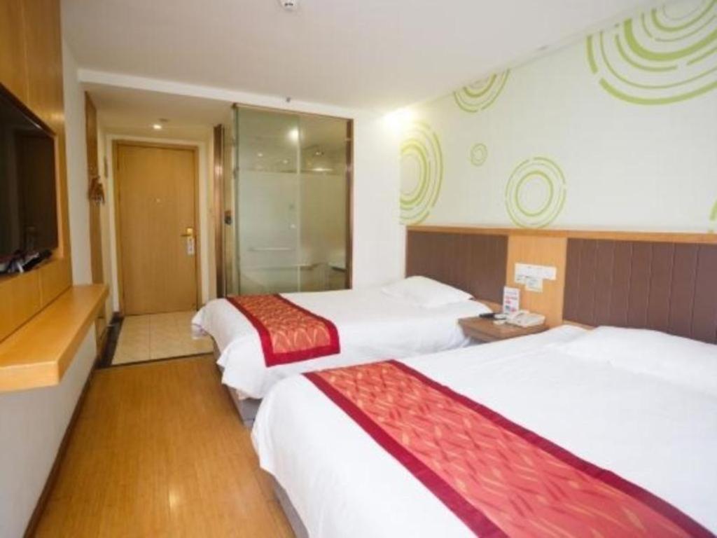 Greentree Inn Zhejiang Ningbo South Railway Station Express Hotel Dış mekan fotoğraf